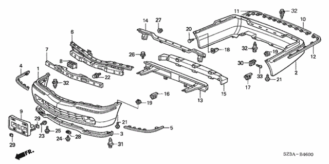 Bumpers for 2004 Acura RL #0