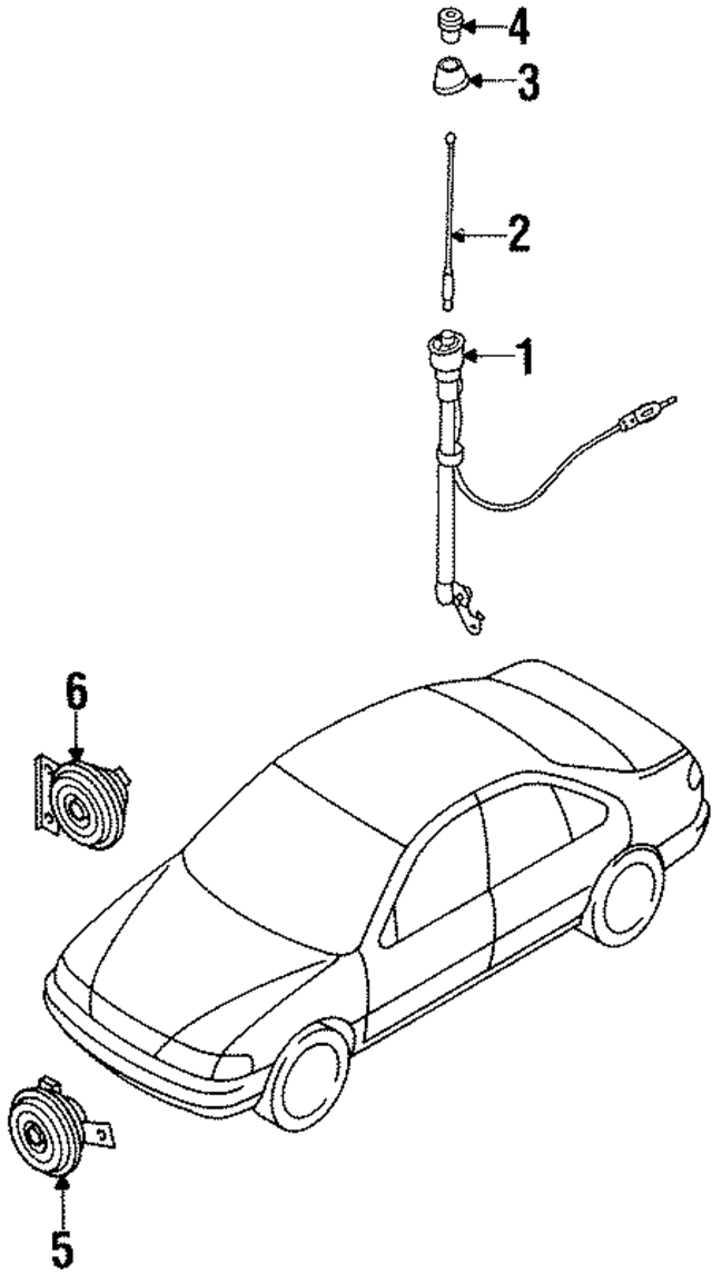 256208B70A - : Horn for Nissan Image