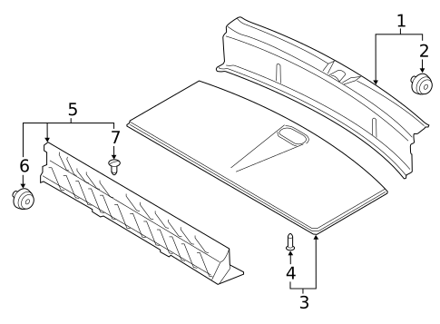 Interior Trim - Rear Body for 2025 Kia Telluride #0