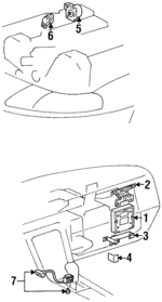8945222090 - : Sensor for Lexus: GS300, LS400, LX450, SC300, SC400 Image