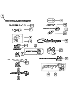 68420592AA - : Nameplate, Right for Dodge: Challenger, Charger Image