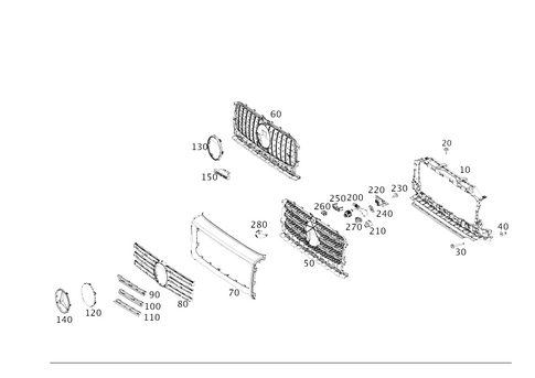 Radiator Grill for 2021 Mercedes-Benz G550 #0