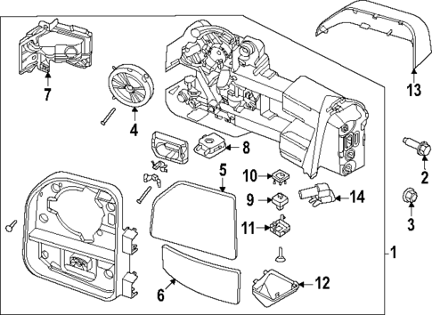 Mirrors for 2023 Ford F-250 Super Duty | OEM Parts Online