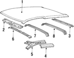 MB593021 - : Side Rail for Mitsubishi Image