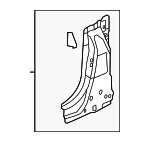 8V7809224 - Body: Front Pillar for Audi: A3, A3 Quattro Image
