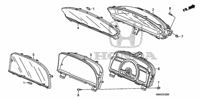 Meter (NS) for 2010 Honda Civic #0