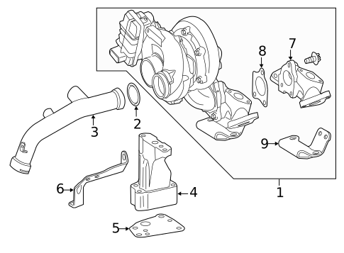 Turbo Charger for 2013 Mercedes-Benz S350 #0