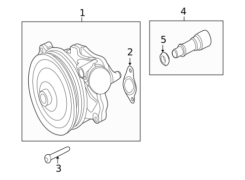 Water Pump for 2019 Jaguar XJR575 #0