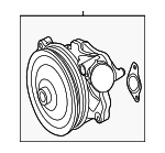AJ813909 - : Water Pump Assembly for Jaguar: F-Pace, F-Type, XE, XF, XFR, XFR-S, XJ, XJR, XJR575, XK, XKR, XKR-S Image