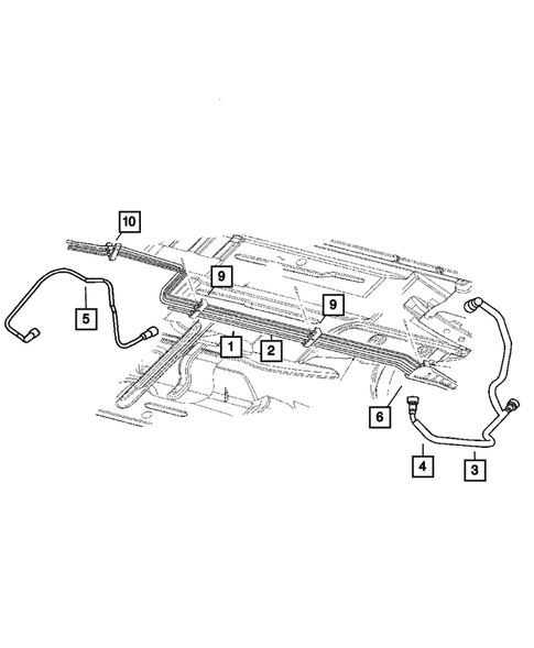 Fuel Lines for 2009 Dodge Charger #0