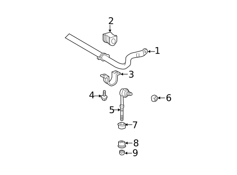 Stabilizer Bar & Components for 2015 Scion tC #0