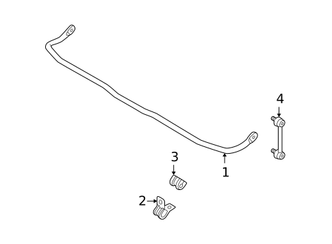 Stabilizer Bar & Components for 2008 Mazda 5 #1