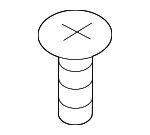 7146959892 - Body: License Bracket Screw for BMW: 1 Series M, 128i, 135i, 135is, 228 xDrive Gran Coupe, 228i Gran Coupe, 228i xDrive Gran Coupe, 230i, 230i xDrive, 318i, 318is, 320i, 320i xDrive, 323i, 323is, 325i, 325is, 328d, 328d xDrive, 328i, 328i GT xDrive, 328i xDrive, 328is, 330e, 330e xDrive, 330i, 330i GT xDrive, 330i xDrive, 335i, 335i GT xDrive, 335i xDrive, 340i, 340i GT xDrive, 340i xDrive, 428i, 428i xDrive, 430i, 430i xDrive, 435i, 435i xDrive, 440i, 440i xDrive, 525i, 525xi, 528i, 528i xDrive, 528xi, 530i, 530xi, 535d, 535d xDrive, 535i, 535i GT, 535i GT xDrive, 535i xDrive, 535xi, 545i, 550i, 550i GT, 550i GT xDrive, 550i xDrive, 740i, 740i xDrive, 740Ld xDrive, 740Li, 740Li xDrive, 745e xDrive, 750i, 750i xDrive, 750Li, 750Li xDrive, 760Li, 840i Gran Coupe, 840i xDrive Gran Coupe, ActiveHybrid 3, ActiveHybrid 5, ActiveHybrid 7, i4, M2, M235i xDrive Gran Coupe, M240i, M240i xDrive, M3, M340i, M340i xDrive, M4, M440i, M440i xDrive, M5, M760i xDrive, M850i xDrive, M850i xDrive Gran Coupe, X1, X2, X3, X4, X5, XM Image