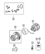 68025879AA - Air Conditioners and Heaters: Pulley Bolt for Mopar Image