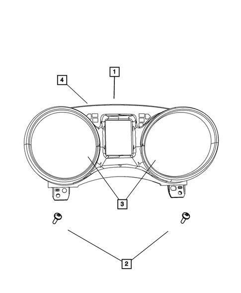 Instrument Panel Cluster for 2011 Dodge Journey #0