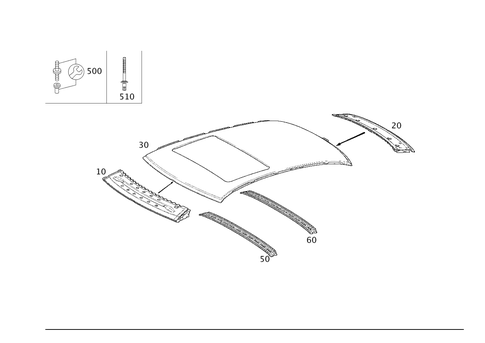 Roof for 2003 Mercedes-Benz C32 AMG #0