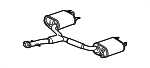 1744031180 - : Rear Pipe for Lexus: IS250, IS350 Image