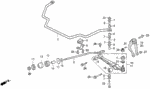 51313SS0000 - Chassis: WASHER, STABILIZER END for Acura Image