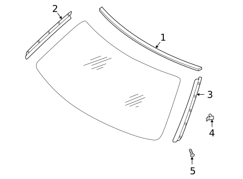 Reveal Moldings for 2002 Nissan Quest #0