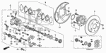 1473SV4010 - Chassis: CALIPER SET, RR. for Honda Image
