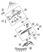 68487307AA - Body Sheet Metal Except Doors: Battery Tray for Mopar Image