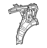 71601A7000 - Body: Inner Quarter Panel for Kia: Forte Image