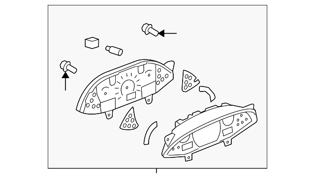 2005-2007 Ford Focus Instrument Cluster 4S4Z-10849-HA | OEM