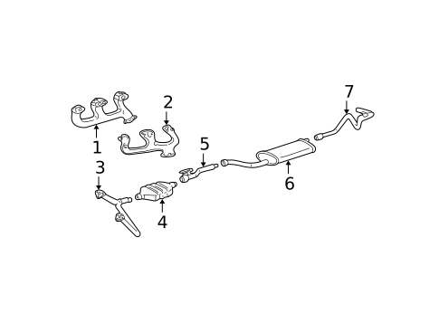 Catalytic Converter for 1998 GMC C2500 Pickup #0