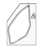 63511FN11A - : Door Weather-Strip for Subaru: Crosstrek Image