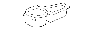 23101617 - Body: Shale Rear Passenger Side Door Armrest Switch Bezel for GM Image