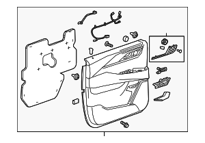 84352008 - : Part# 84352008 F Trim for Cadillac: Escalade ESV Image
