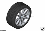 36112183498 - Retrofitting / Conversion / Accessories: Wheel &amp; Tire, Winter,Light Alloy Rdc Lc for BMW: 528i, 528iX, 535d, 535dX, 535i, 535iX, 550i, 550iX, 640i, 640iX, 650i, 650iX, Hybrid 5 Image image