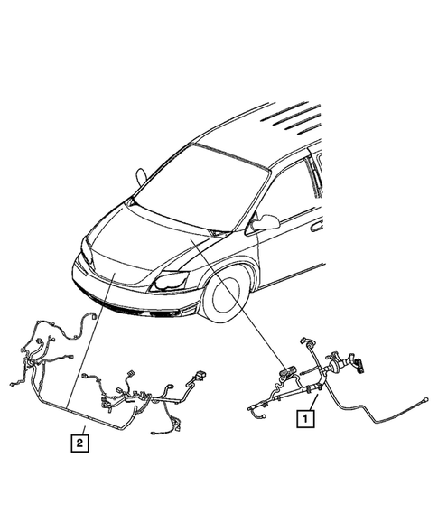 Wiring-Headlamp to Dash for 2005 Chrysler Pacifica #0