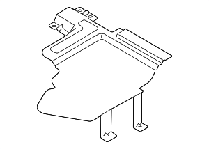 FT1Z19C958A - HVAC: HVAC Unit Case Cover for Ford Image