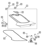 6106103AA - Body Sheet Metal Except Doors: Screw for Mopar Image