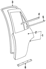 K01F72020A - : Door Shell for Kia: Sportage Image