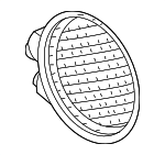 1C0945171D - Electrical: Tail Lamp Assembly for Volkswagen: Beetle, Fox, Scirocco Image