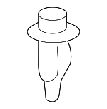 90467A0008 - Body: Bumper Cover Fastener for Scion: tC, xB | Toyota: 4Runner, Avalon, Camry, Celica, Corolla, FJ Cruiser, Highlander, Land Cruiser, Matrix, MR2 Spyder, Paseo, Prius, RAV4, Sequoia, Sienna, Solara, Tacoma, Tercel, Tundra, Yaris Image