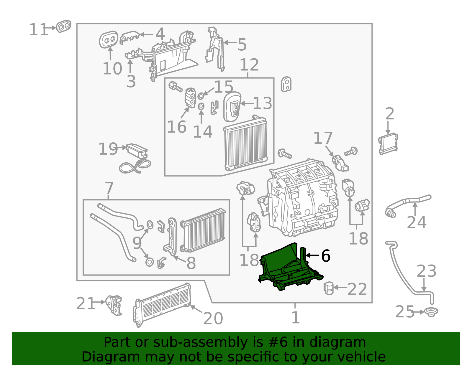 87102-F4010 - HVAC Unit Case 2018-2022 Toyota C-HR | Longo Toyota Parts