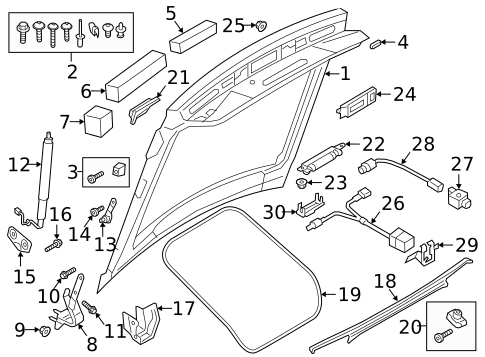 Gate & Hardware for 2025 Audi S7 Sportback #0