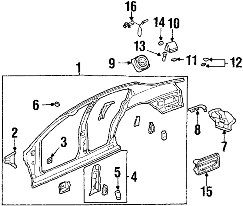 Uniside for 2002 Oldsmobile Aurora #0