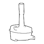 9862038000 - Body: Washer Reservoir for Hyundai: Sonata, XG300, XG350 Image