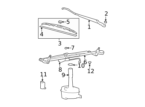 Wipers for 2003 Hyundai Sonata #0