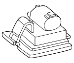 9069908 - Electrical: License Lmp Assembly for Mercedes-Benz Image