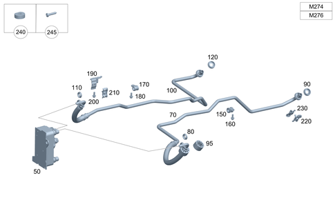 Transmission Cooling for 2025 Mercedes-Benz E450 #0