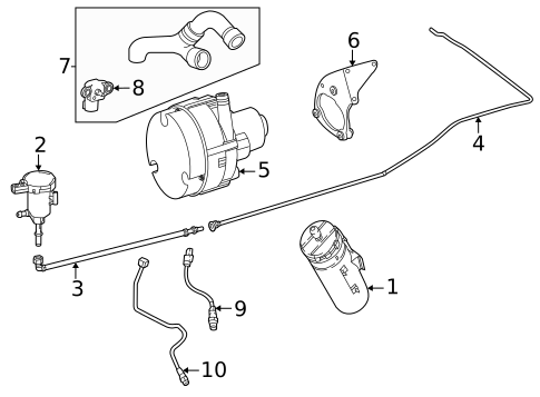 Evaporative System for 2016 Mercedes-Benz G65 AMG #0