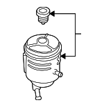 4914054G00 - Steering: Reservoir for Suzuki Image