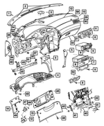 5009170AC - : Instrument Panel Brace for Chrysler: Pacifica Image