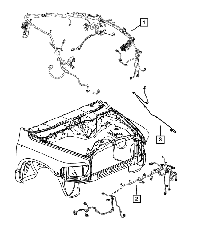 68089395AC - : Dash Wiring for Mopar Image