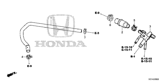 Breather Tube for 2016 Honda Pilot #0